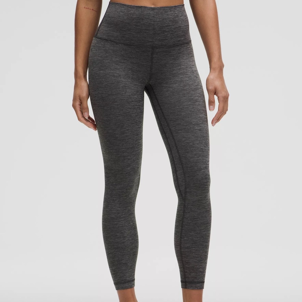 Lululemon Align High Rise Leggings 24” Size 4 Solid Grey Athletic Women’s